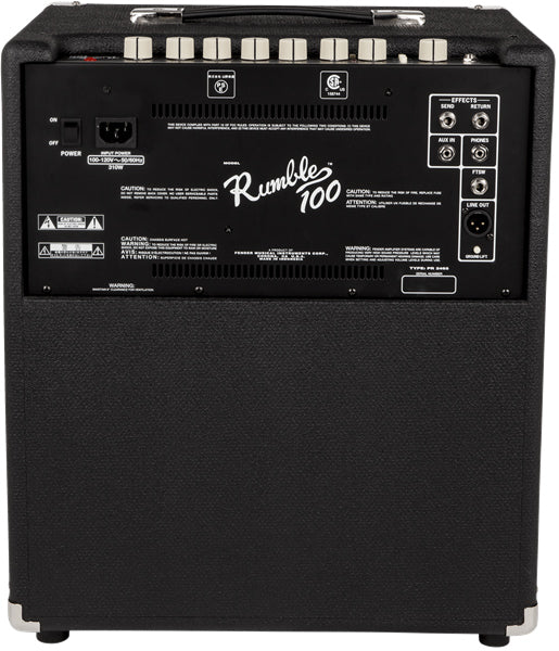 Fender Rumble 100 V3 Bass Combo Amplifier
