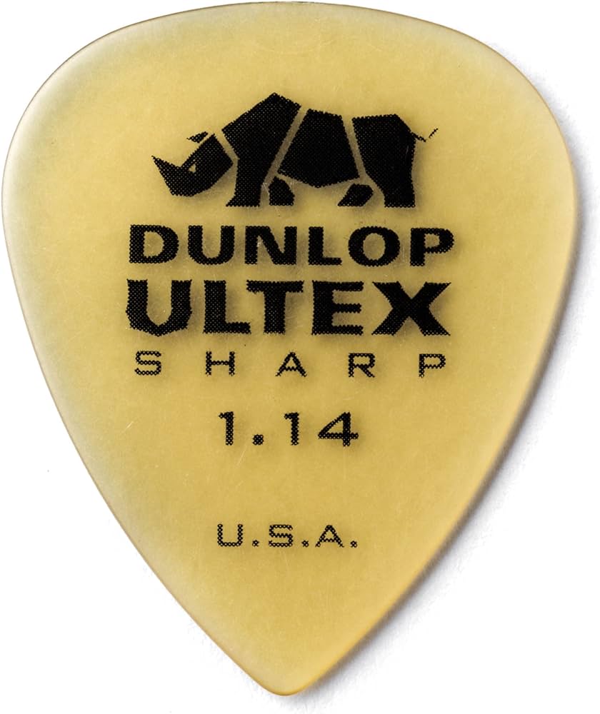 Dunlop Ultex Sharp Pick 6 -pack 1.14MM