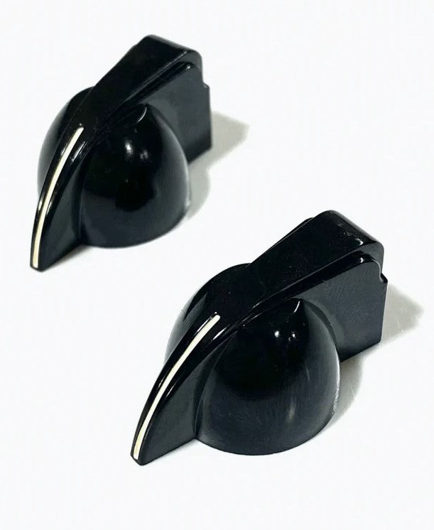 Allparts PK-0173-023 Chicken Head Pointer Knobs - Set of 2 - Black