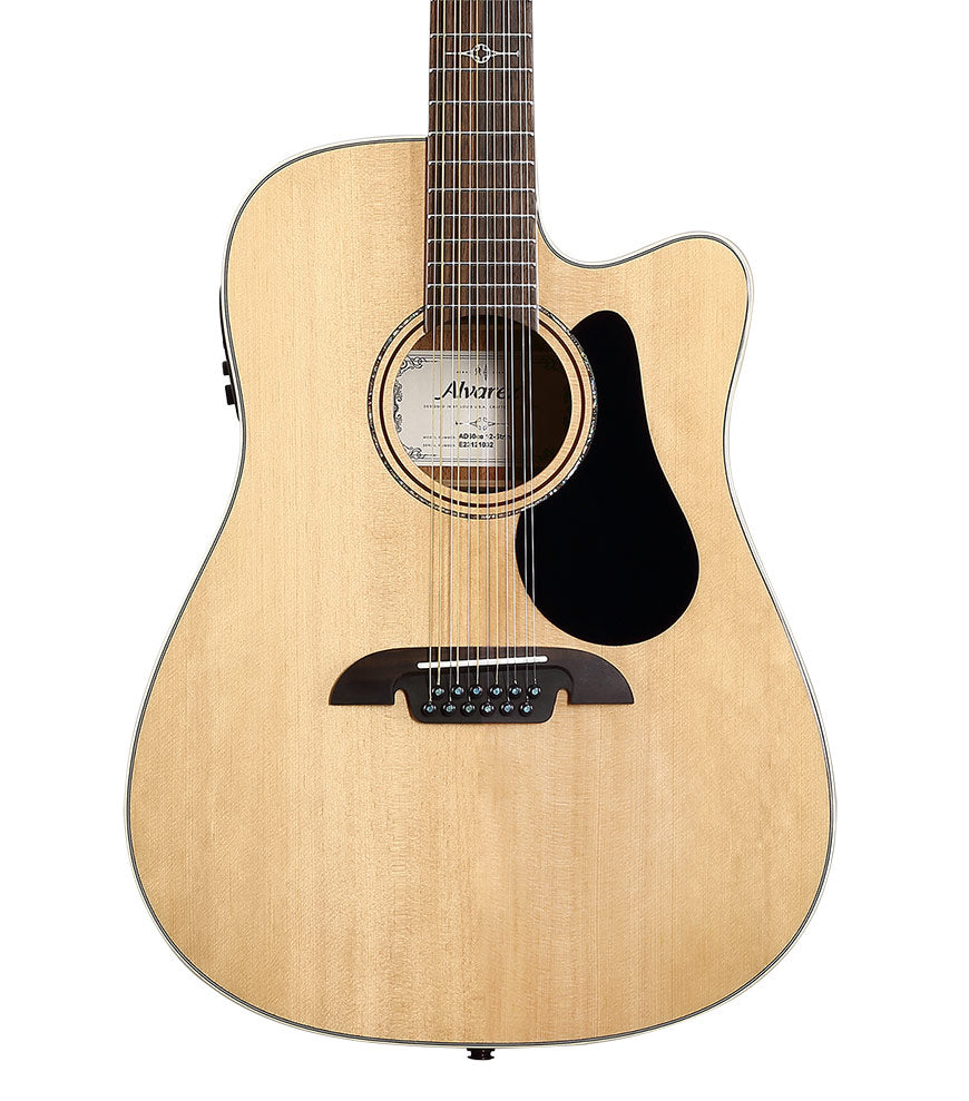 Alvarez Guitars AD60ce Artist 12 String Dreadnought Acoustic/Electric Guitar - Natural