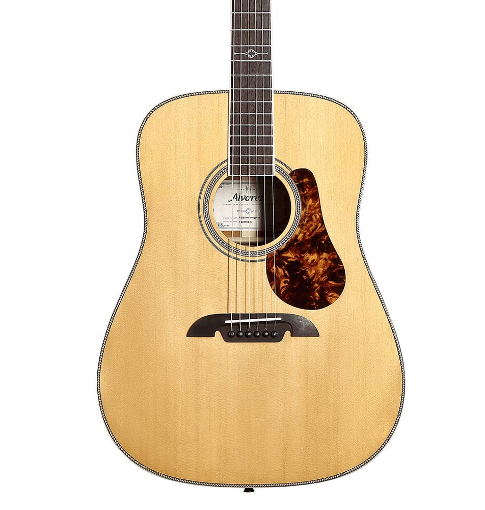 Alvarez Guitars MD60 Herringbone Masterworks Dreadnought Guitar