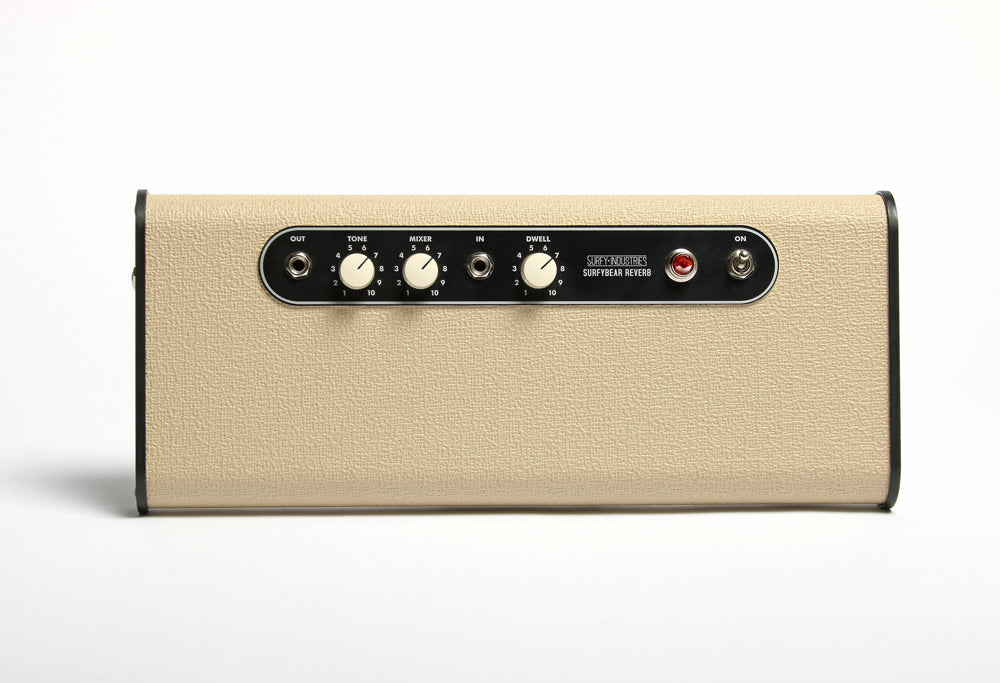 Surfy Industries SurfyBear Reverb Pedal V3 with SurfyPan - Blonde