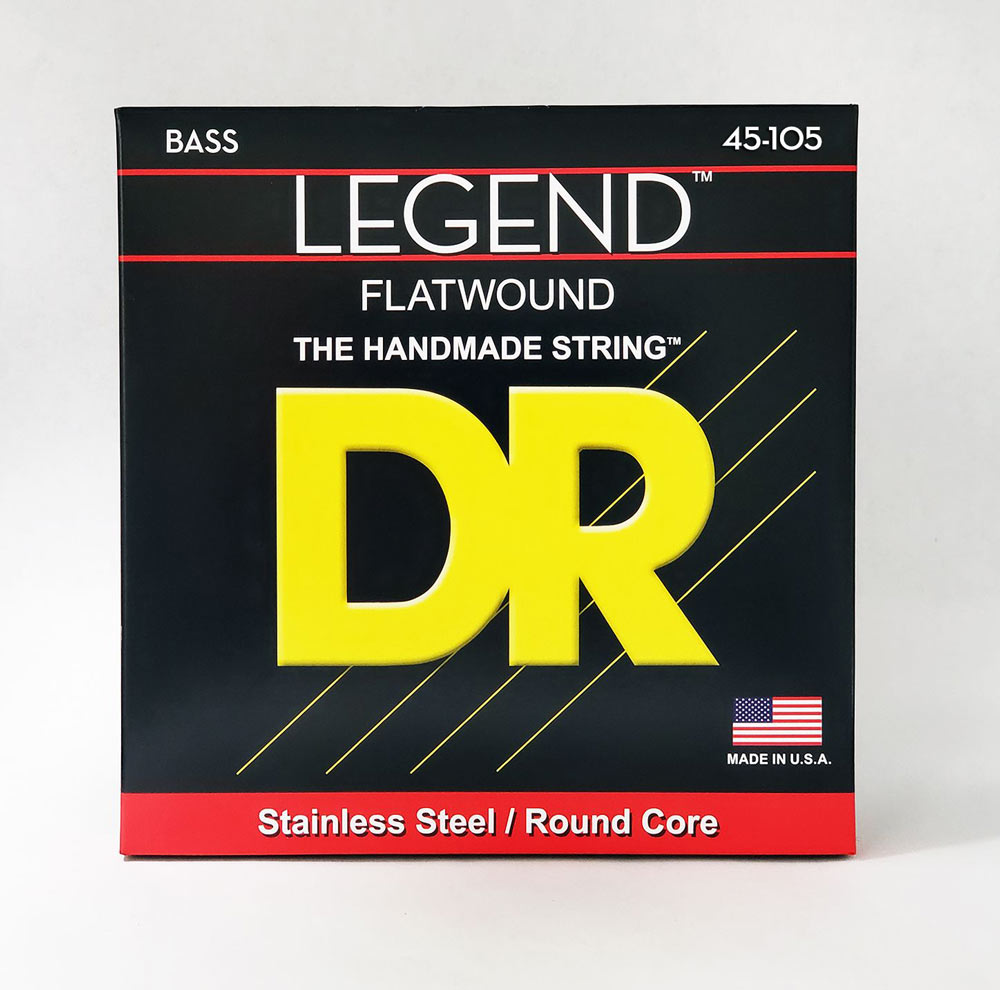 DR Strings Legend FL5-45 Flatwound Bass Strings 45-125