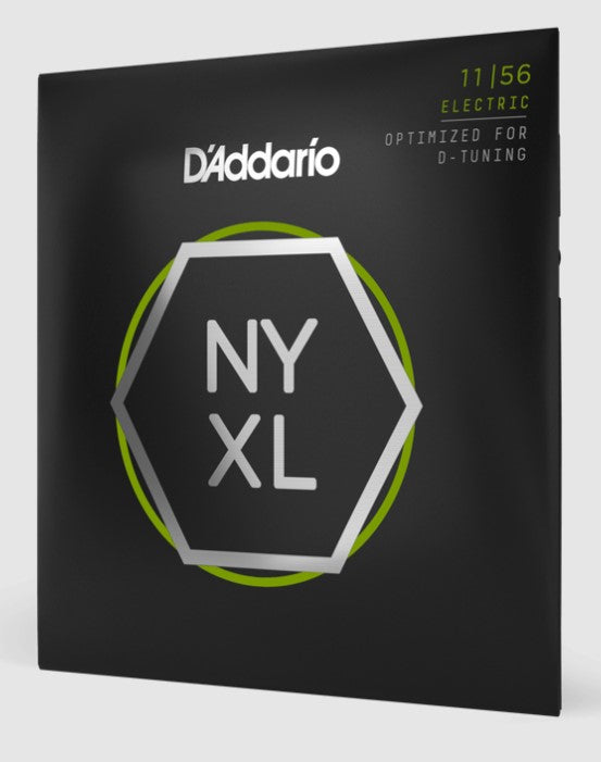 D'Addario NYXL1156 Medium Top/Extra Heavy Bottom Electric Guitar String Set, 11-56