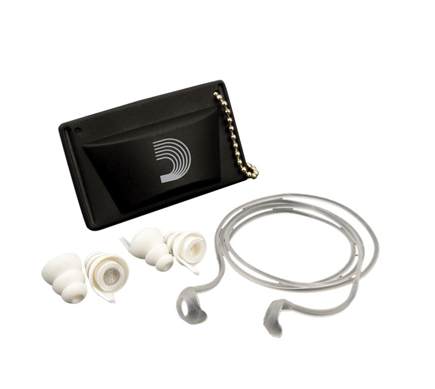 D'Addario Pacato Full Frequency Earplugs Reusable, Pair