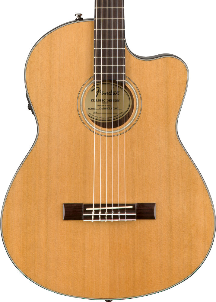 Fender CN-140SCE Nylon Thinline - Natural