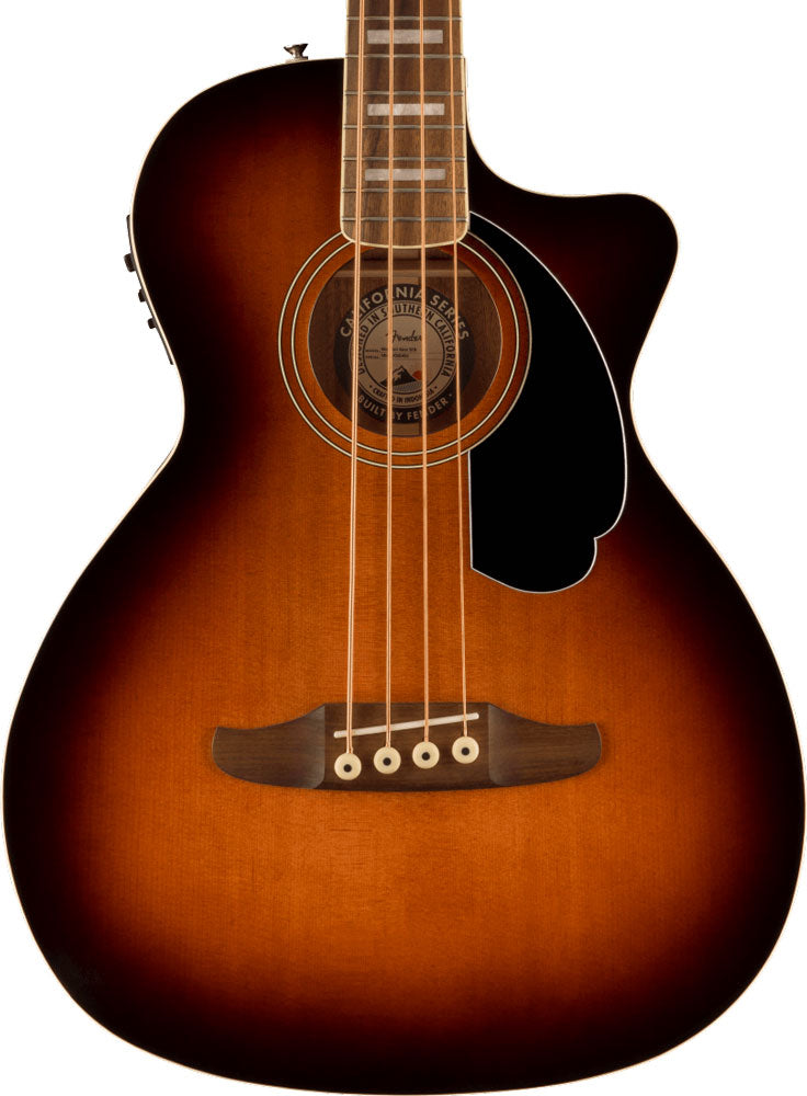 Fender Kingman Acoustic Bass Guitar - Shaded Edge Burst