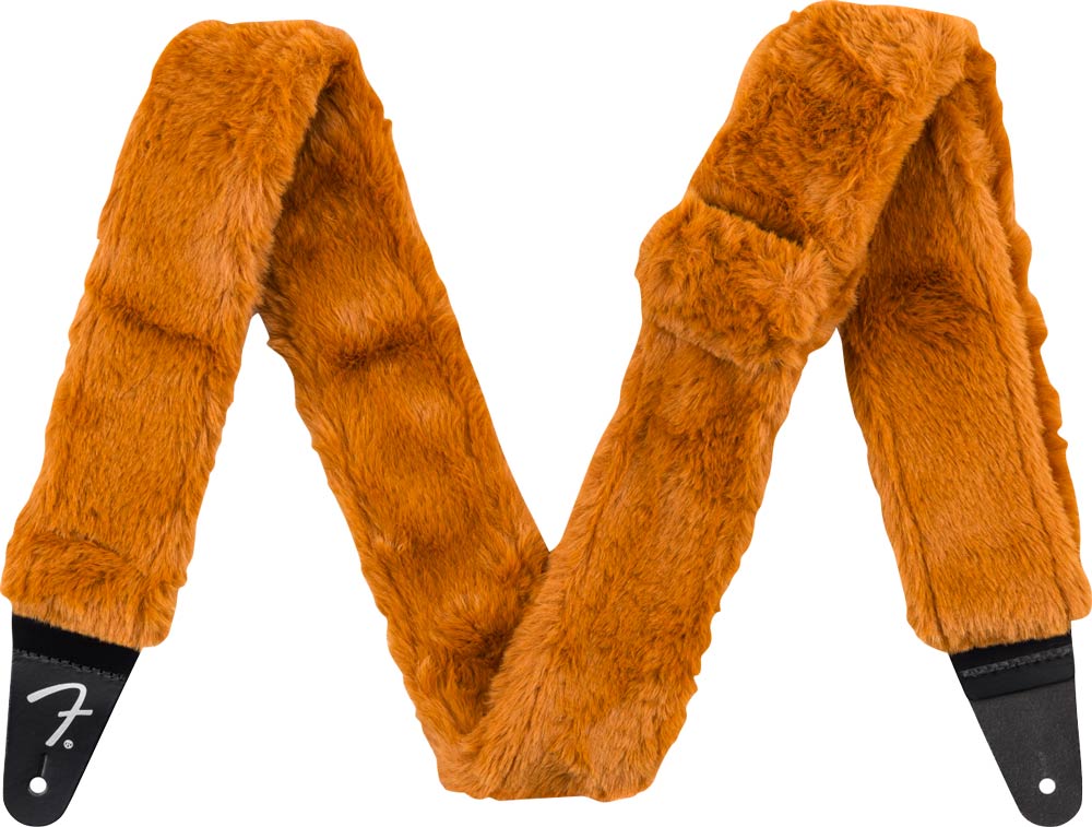 Fender Poodle Plush Strap - Rust