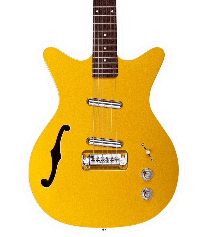 (Demo Unit) Danelectro Fifty Niner Electric Guitar - Gold