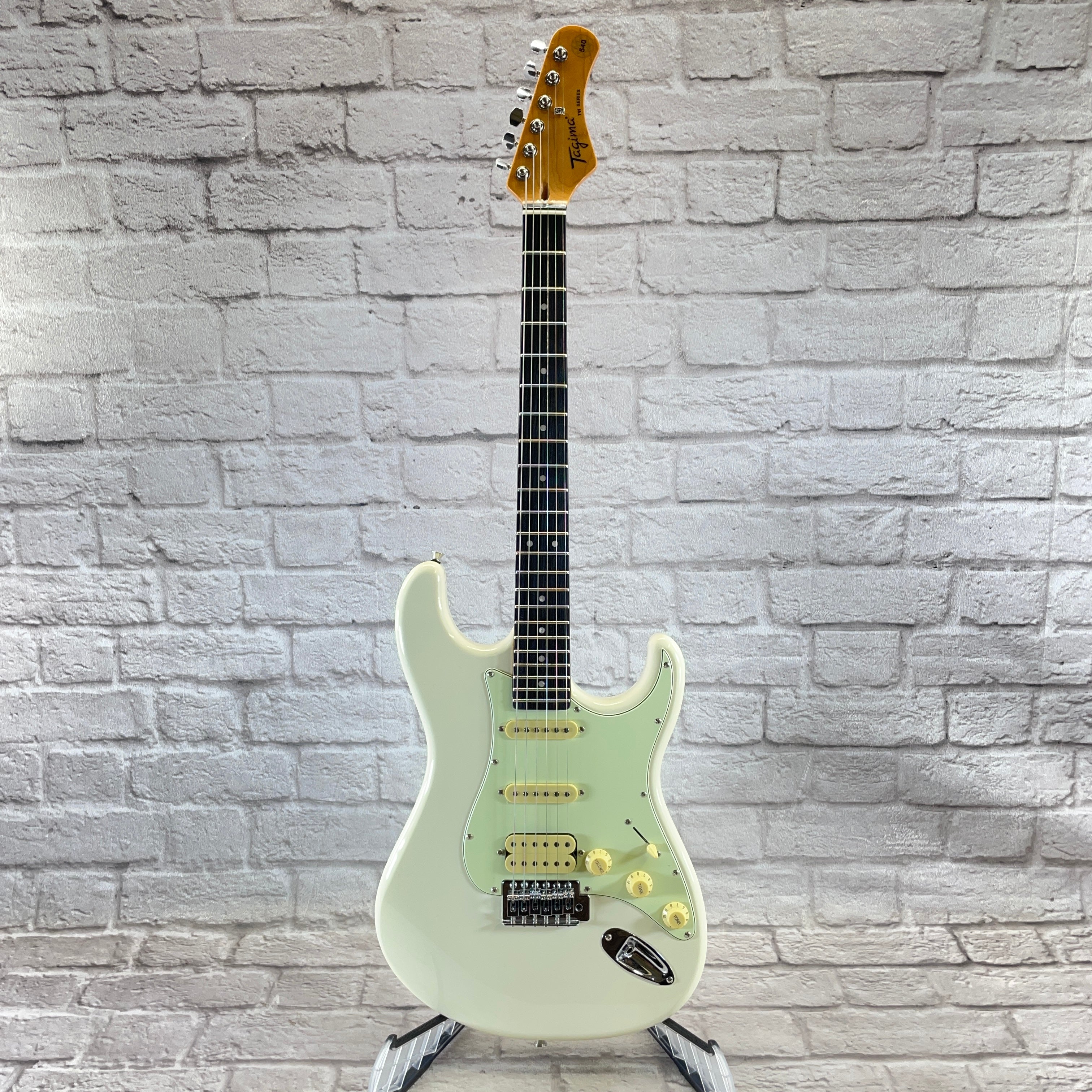 Tagima Guitars TG 540-OWH-DF/MG Electric Guitar - Olympic White
