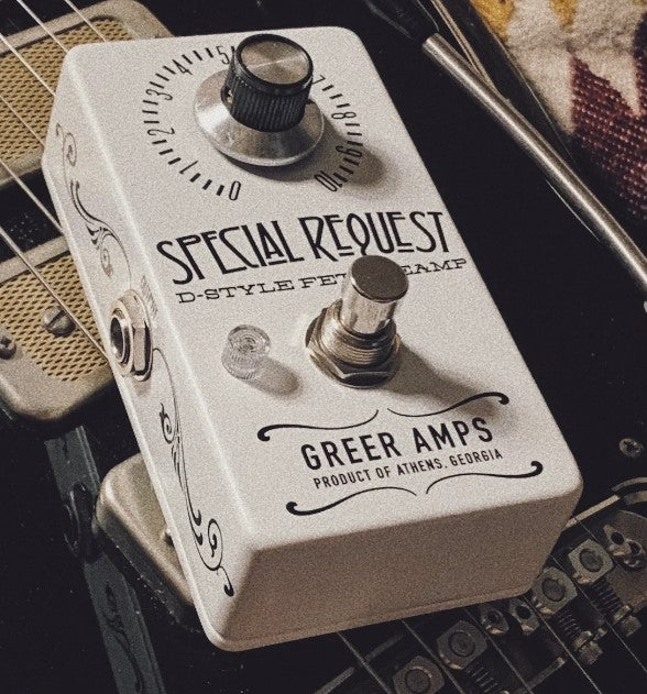 Greer Amps Special Request D-Style FET Preamp Pedal - White Matte
