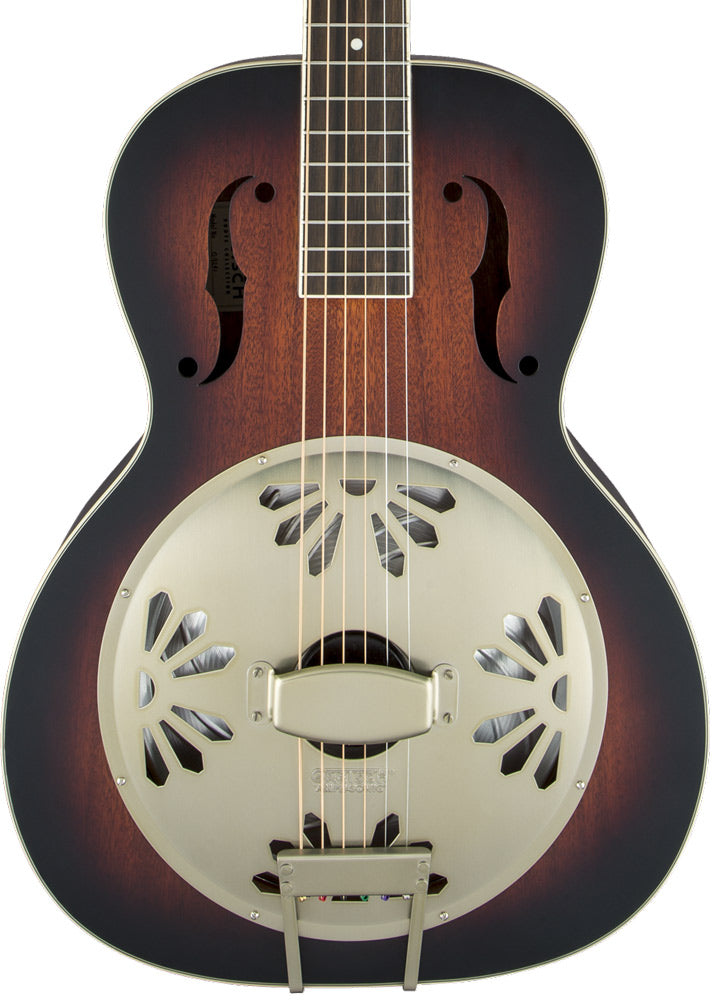 Gretsch Guitars- G9241 Alligator Biscuit Round-Neck Acoustic/Electric Resonator Guitar - 2-Color Sunburst