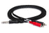 Hosa Insert Cable (1/4 in TRS to Dual RCA - 3m)