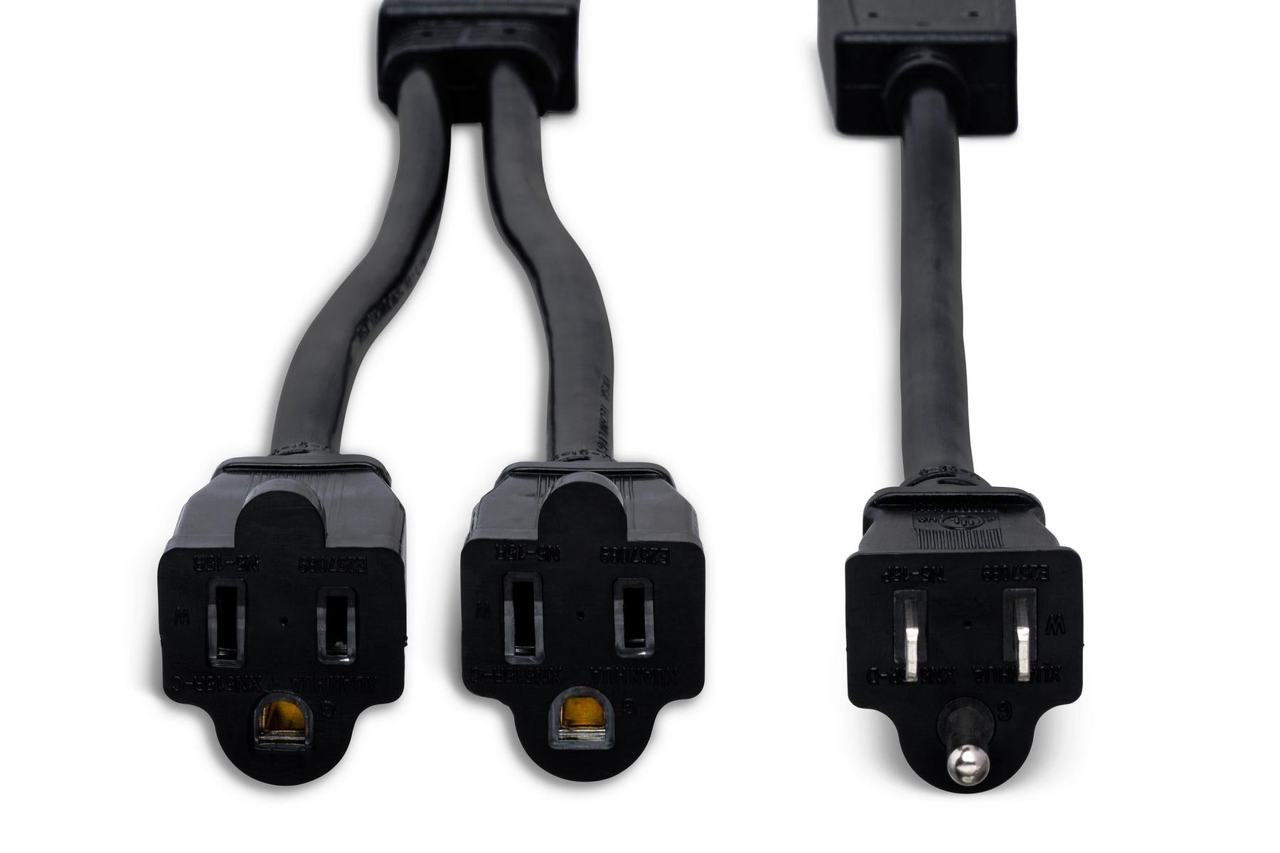 Hosa Power Extension Y Cable (Dual NEMA 5-15R to NEMA 5-15P)