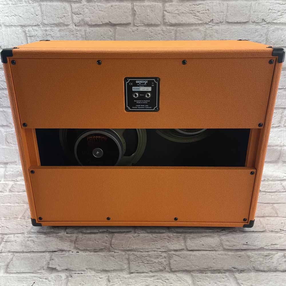 Used:  Orange PPC212OB 2x12 Open Back Speaker Cabinet