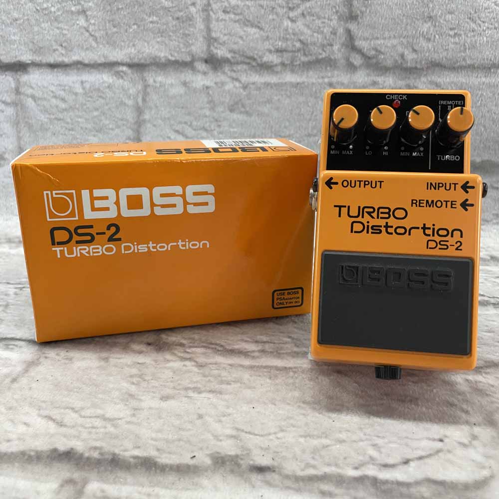 Used:  Boss DS-2 Turbo Distortion Pedal