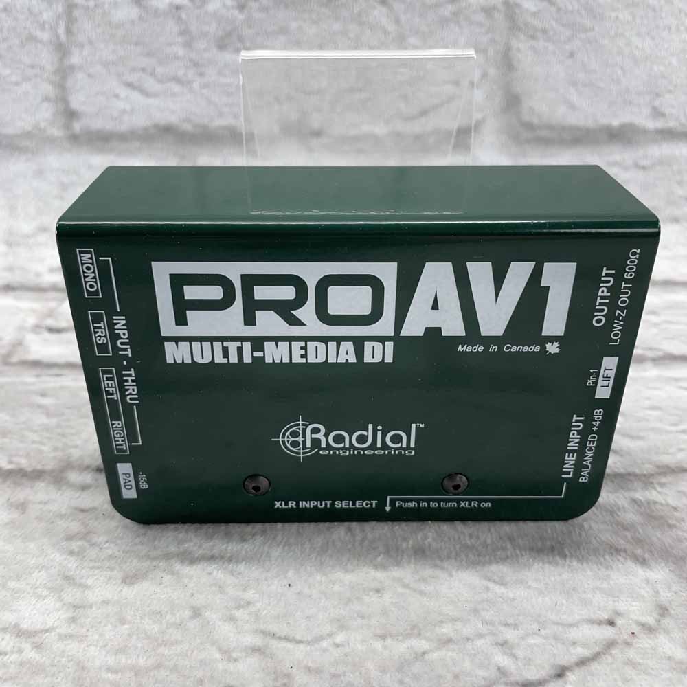 Used:  Radial Engineering Pro AV1 Multi-Media DI Box