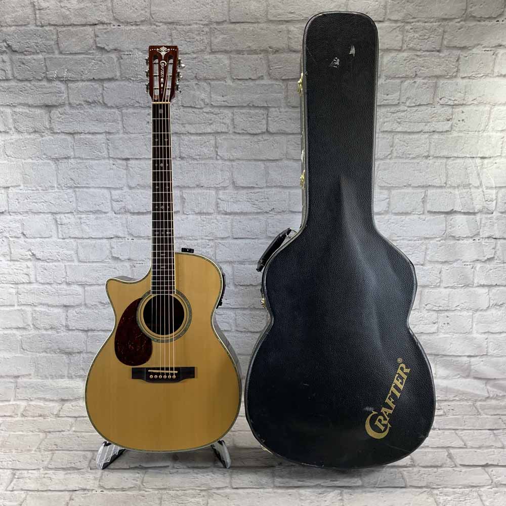 Used:  Crafter TNC035L Acoustic/Electric Guitar  - Natural