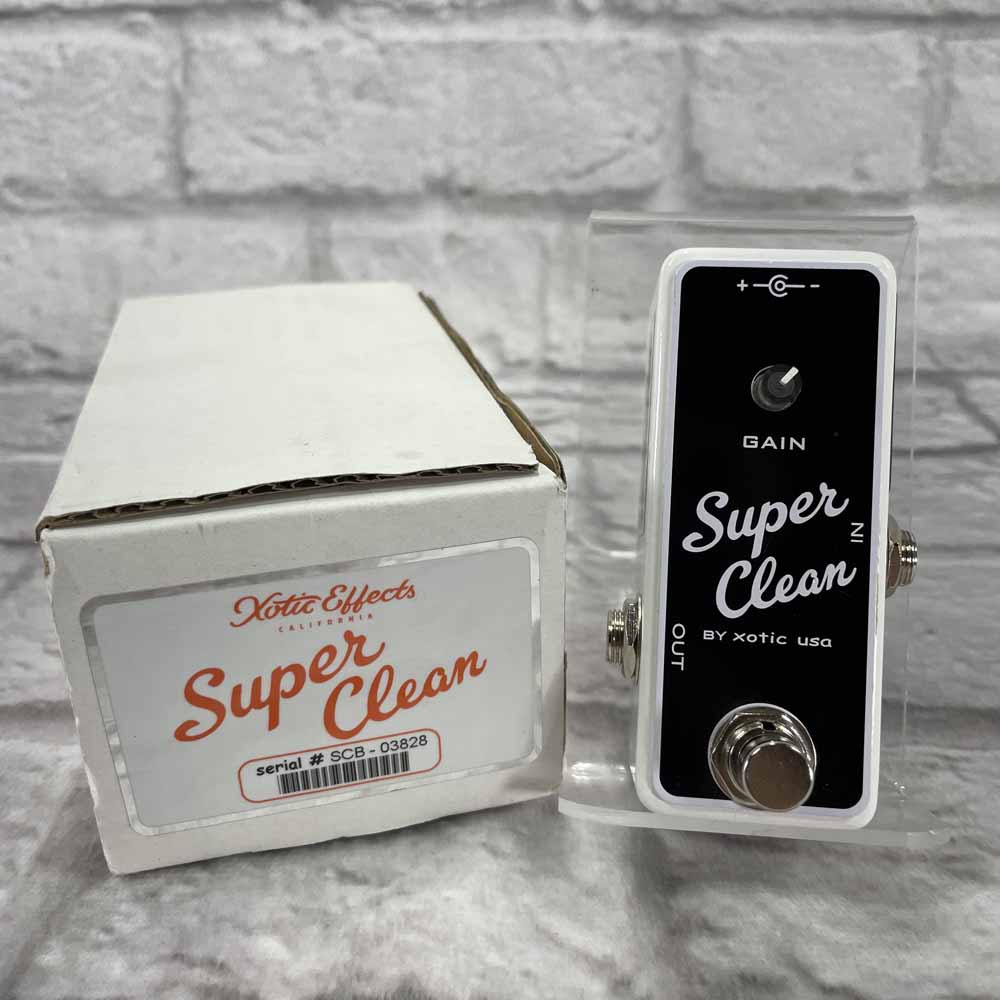 Used: Xotic Effects Super Clean Buffer Effects Pedal – Flipside Music