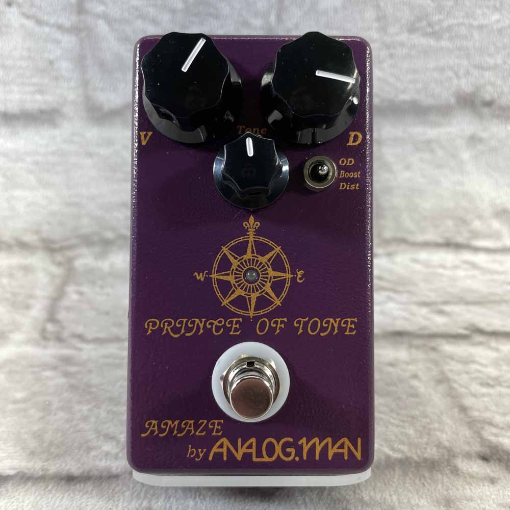 Used: Analogman Prince of Tone Overdrive Pedal – Flipside Music
