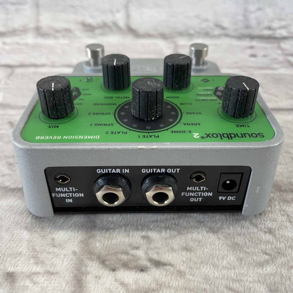 Used:  Source Audio Soundblox 2 Dimension Reverb