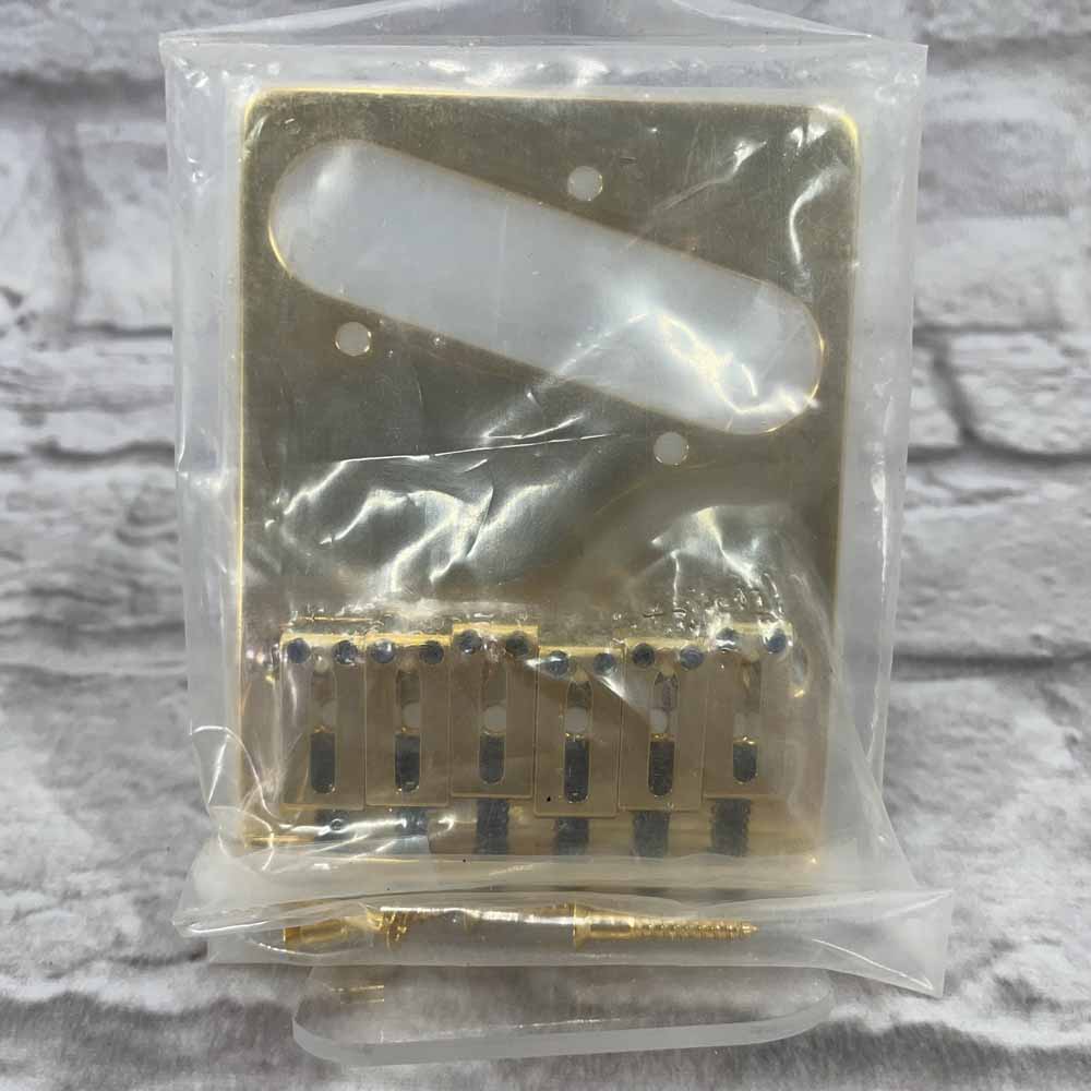 Used:  Gold Telecaster Bridge w/ screws