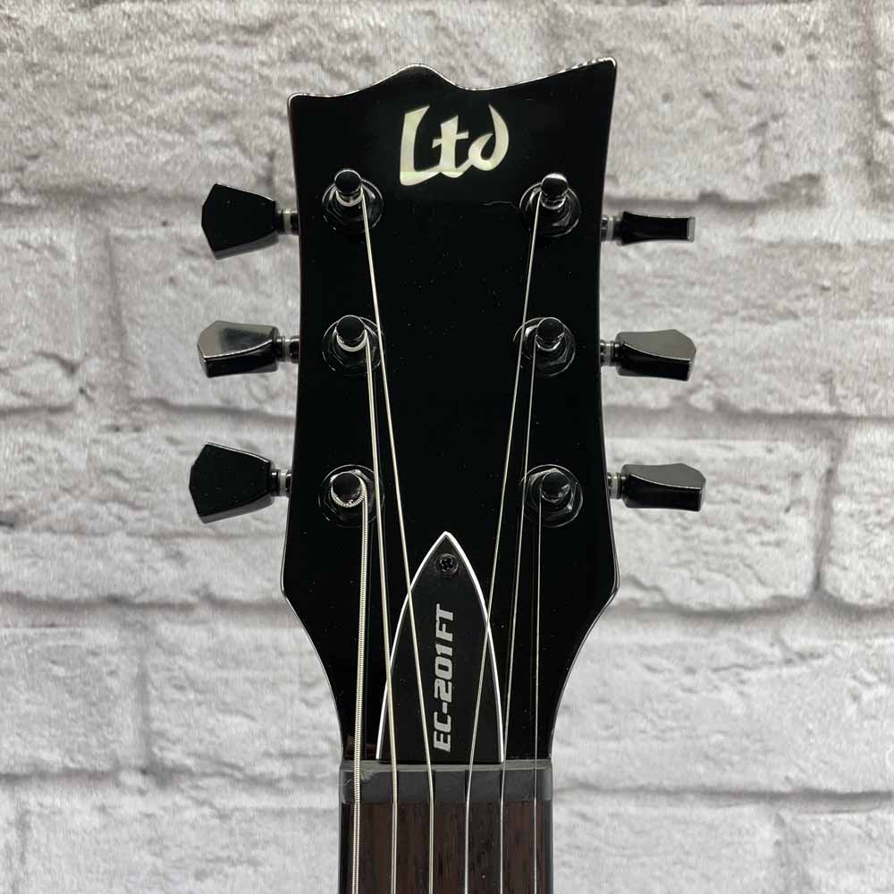 USED-B-Stock ESP LTD EC- 201FT Electric Guitar -  See Thru Black Cherry