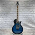 USED-B-STOCK ESP Alex Skolnick AS-1 FR FM Electric Guitar - Black Aqua Sunburst