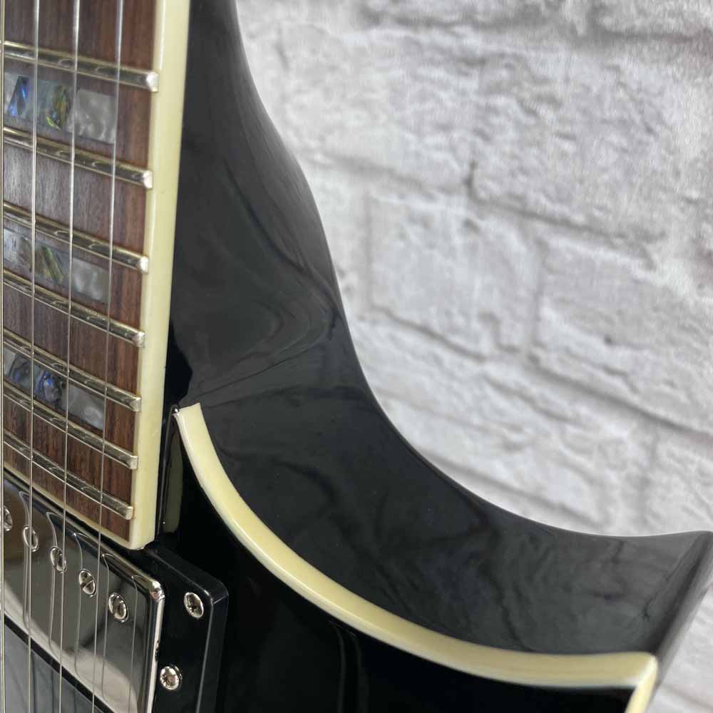 USED-B-STOCK ESP Alex Skolnick AS-1 FR FM Electric Guitar - Black Aqua Sunburst