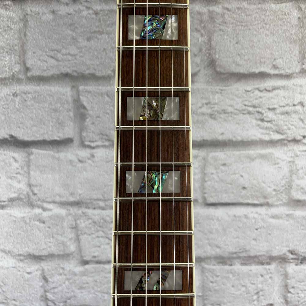 USED-B-STOCK ESP Alex Skolnick AS-1 FR FM Electric Guitar - Black Aqua Sunburst