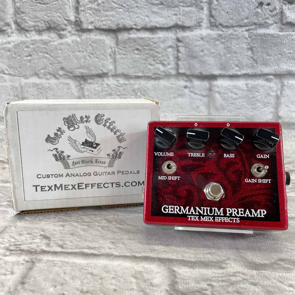 Used:  Tex Mex Effects Germanium Preamp Pedal