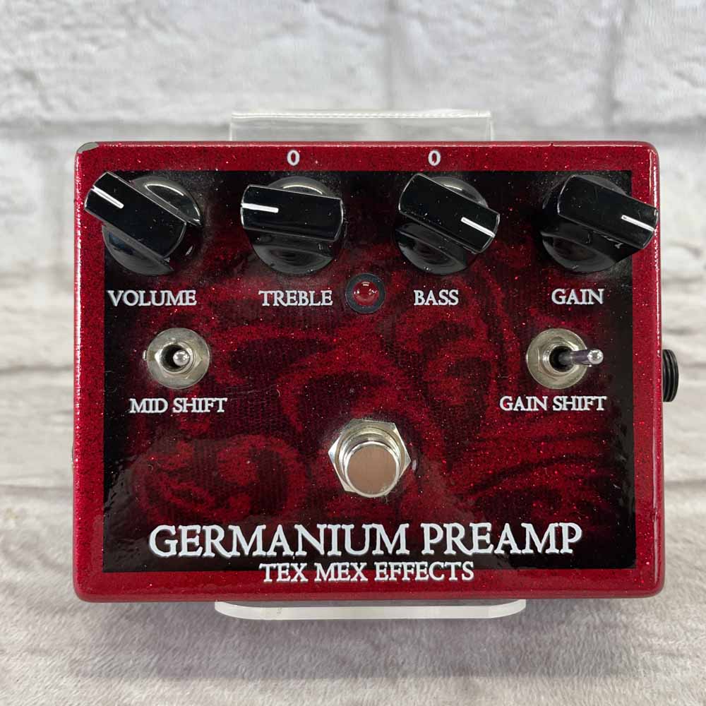 Used:  Tex Mex Effects Germanium Preamp Pedal