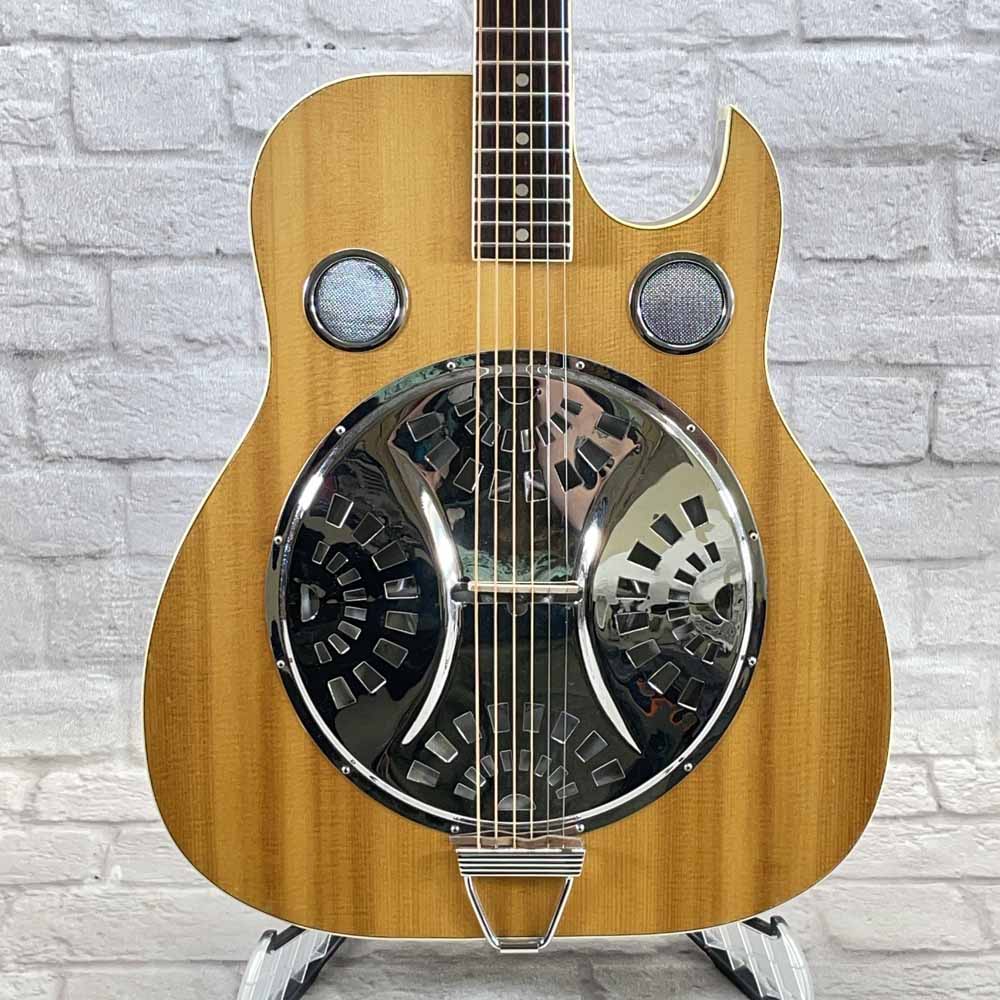 Used:   Gretsch 1973 7715 Sho-Bro Resonator Guitar - Natural
