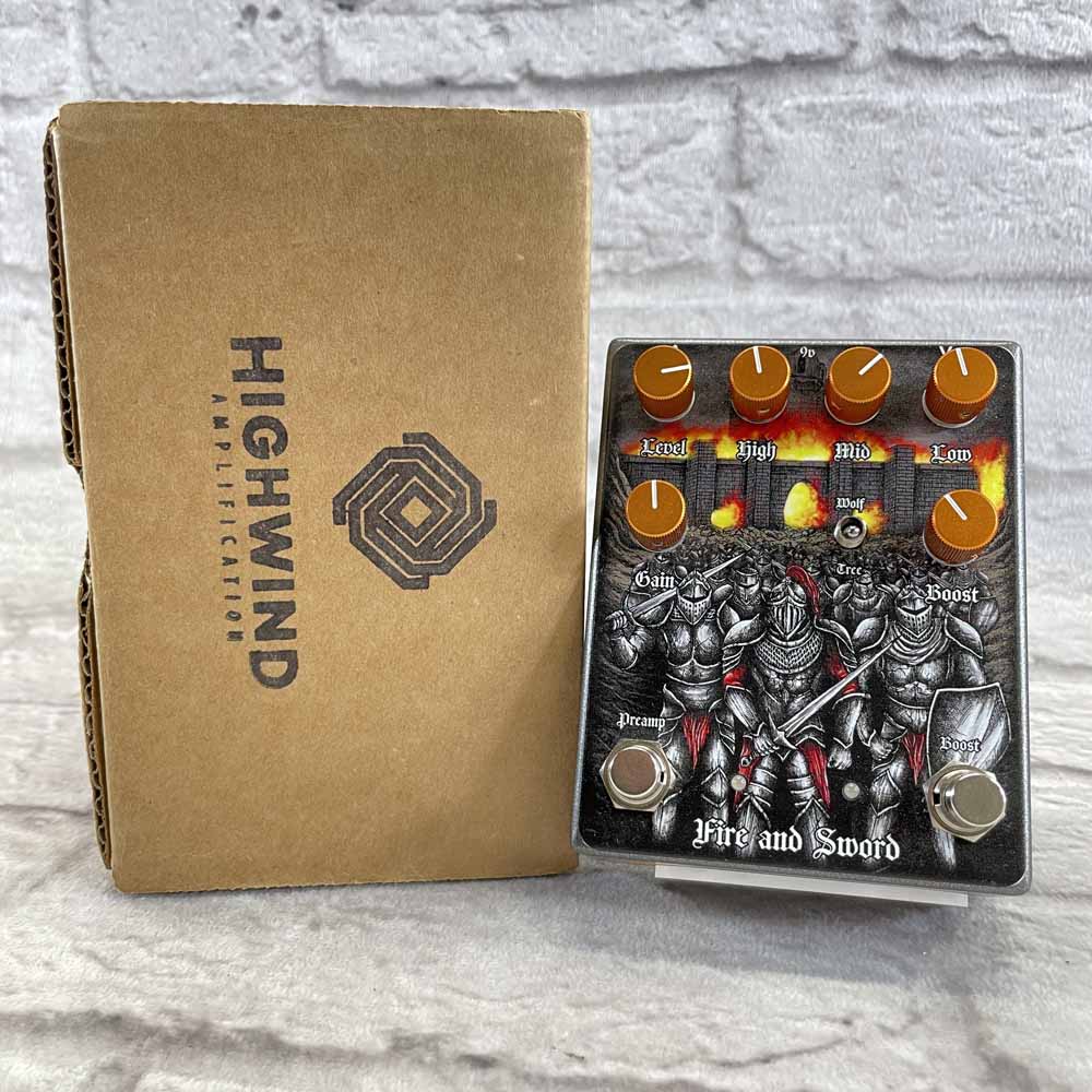 Used:  Highwind Amplfication Fire & Sword Preamp Pedal