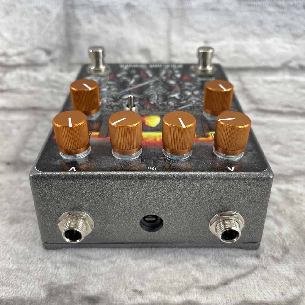 Used:  Highwind Amplfication Fire & Sword Preamp Pedal