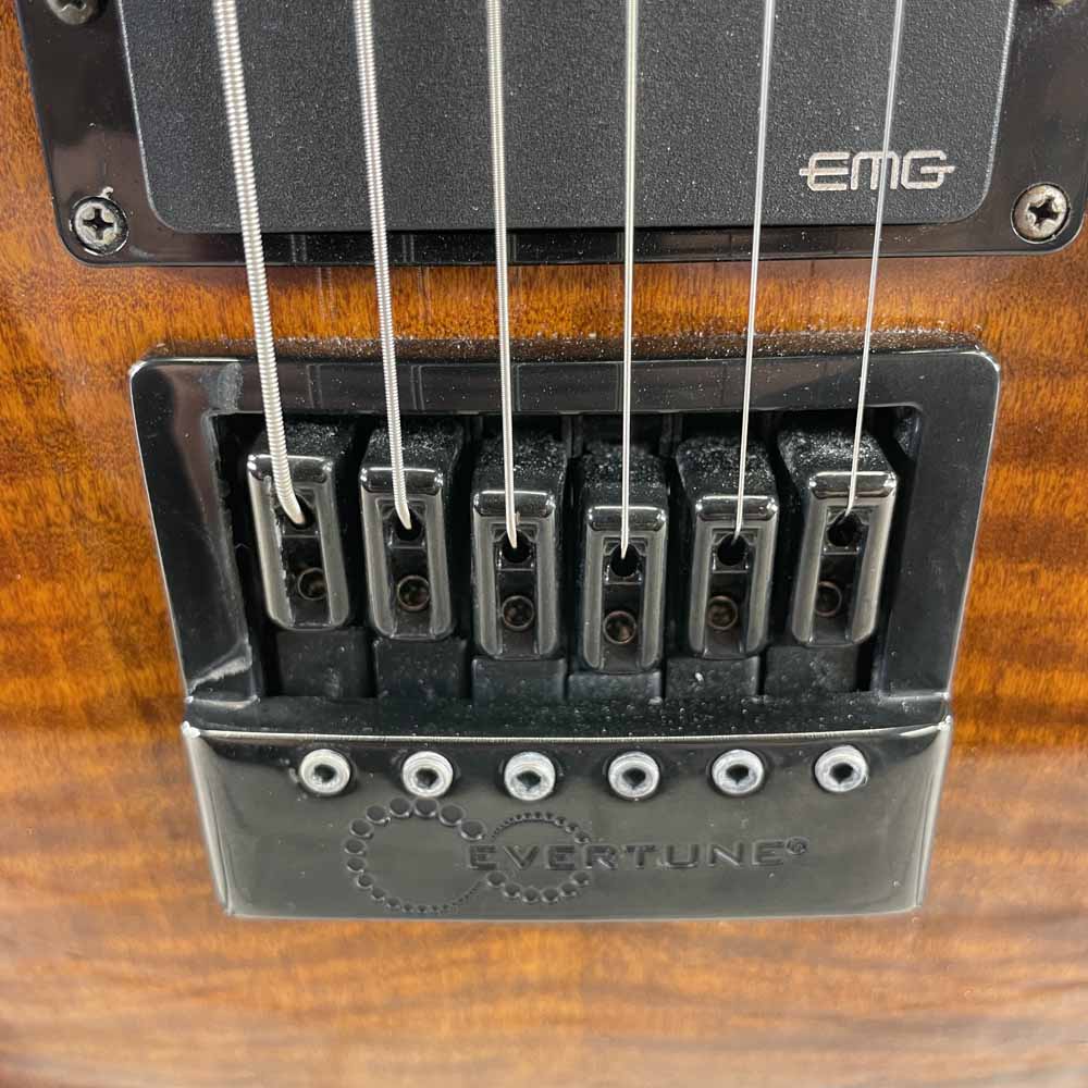 Used:  ESP LTD Deluxe MH-1000 Evertune Electric Guitar - Sunset