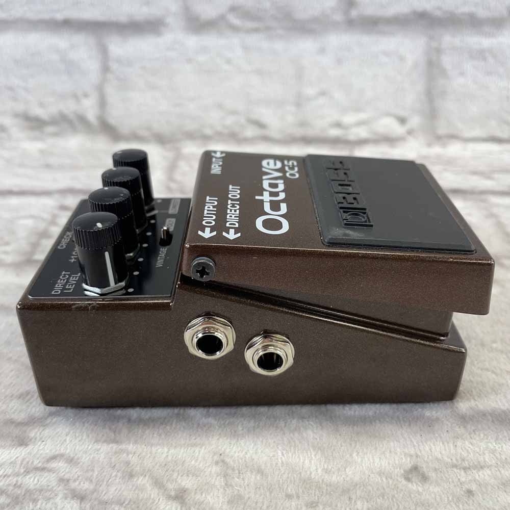Used:  Boss OC-5 Octave Pedal