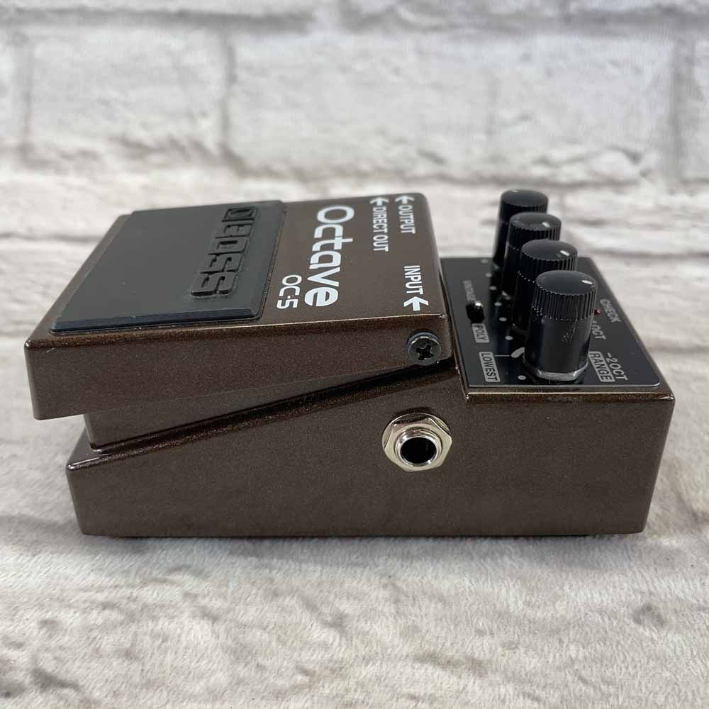 Used:  Boss OC-5 Octave Pedal