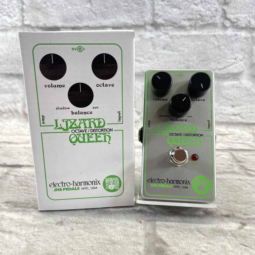 lizard queen pedal Used: Electro-Harmonix Lizard Queen Octave Fuzz Distortion Pedal – Flipside Music