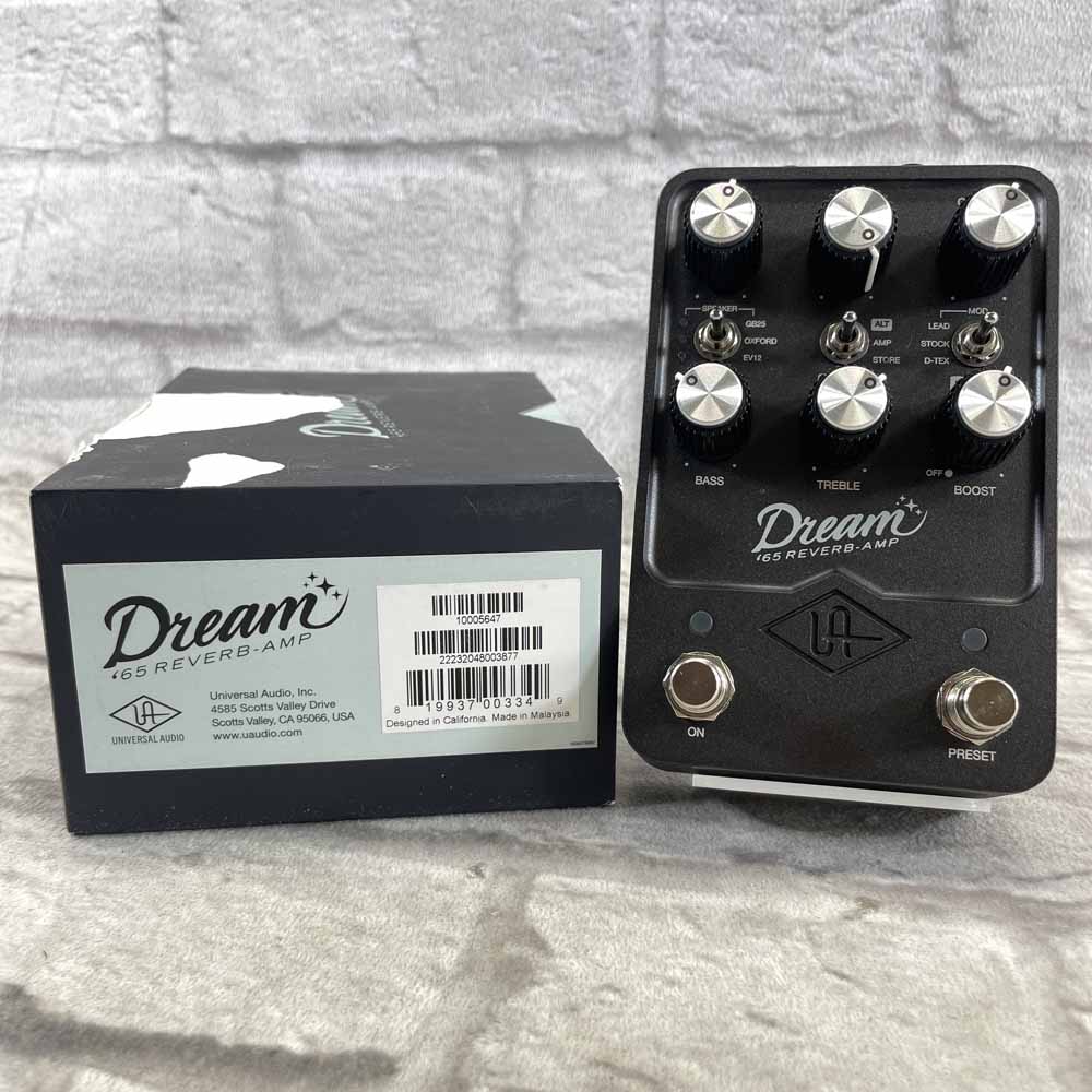 65 reverb pedal Used: Universal Audio Dream '65 Reverb Amplifier Pedal – Flipside Music