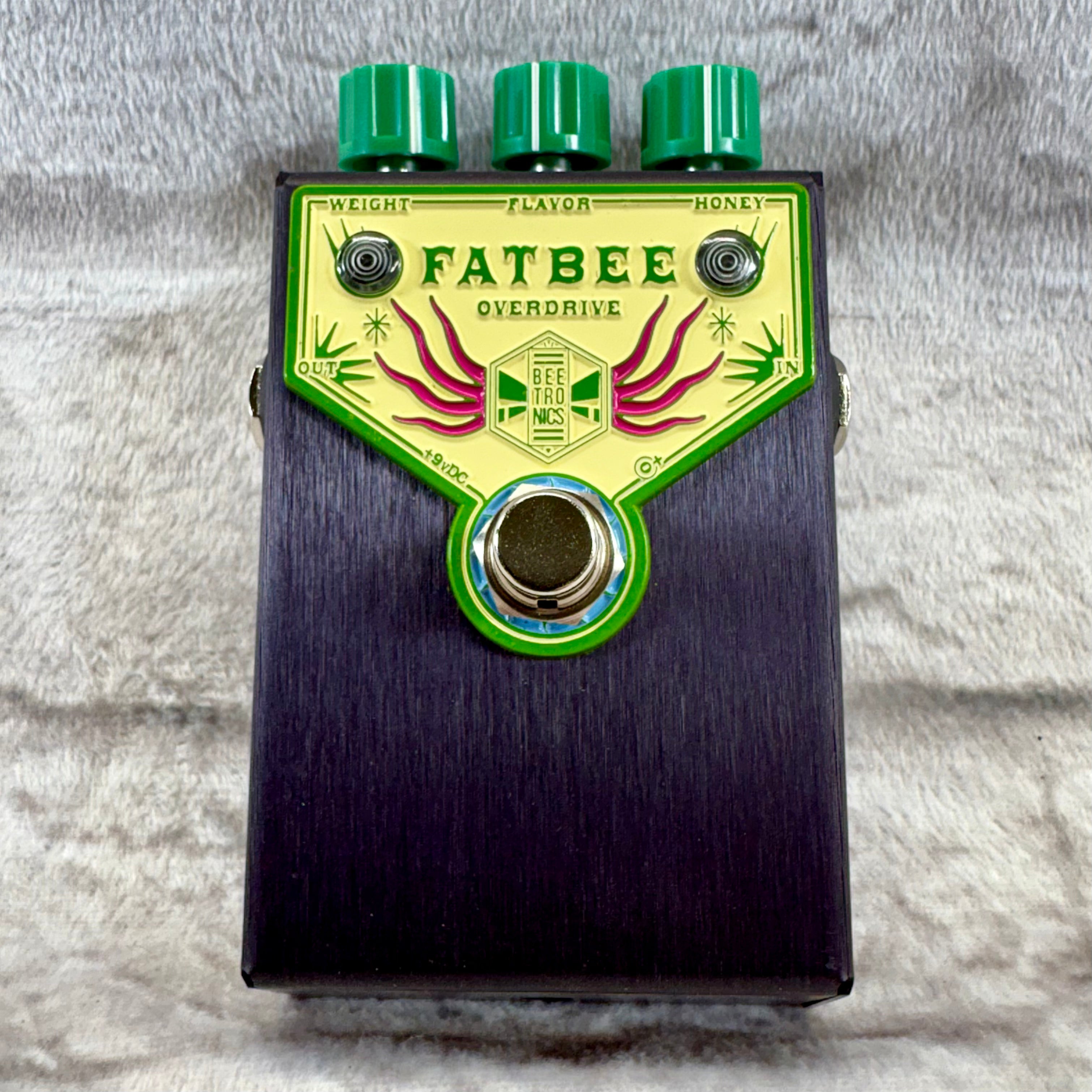 fat bee pedal Beetronics Fatbee Overdrive Babee Series (Limited Edition Grasshopper)
