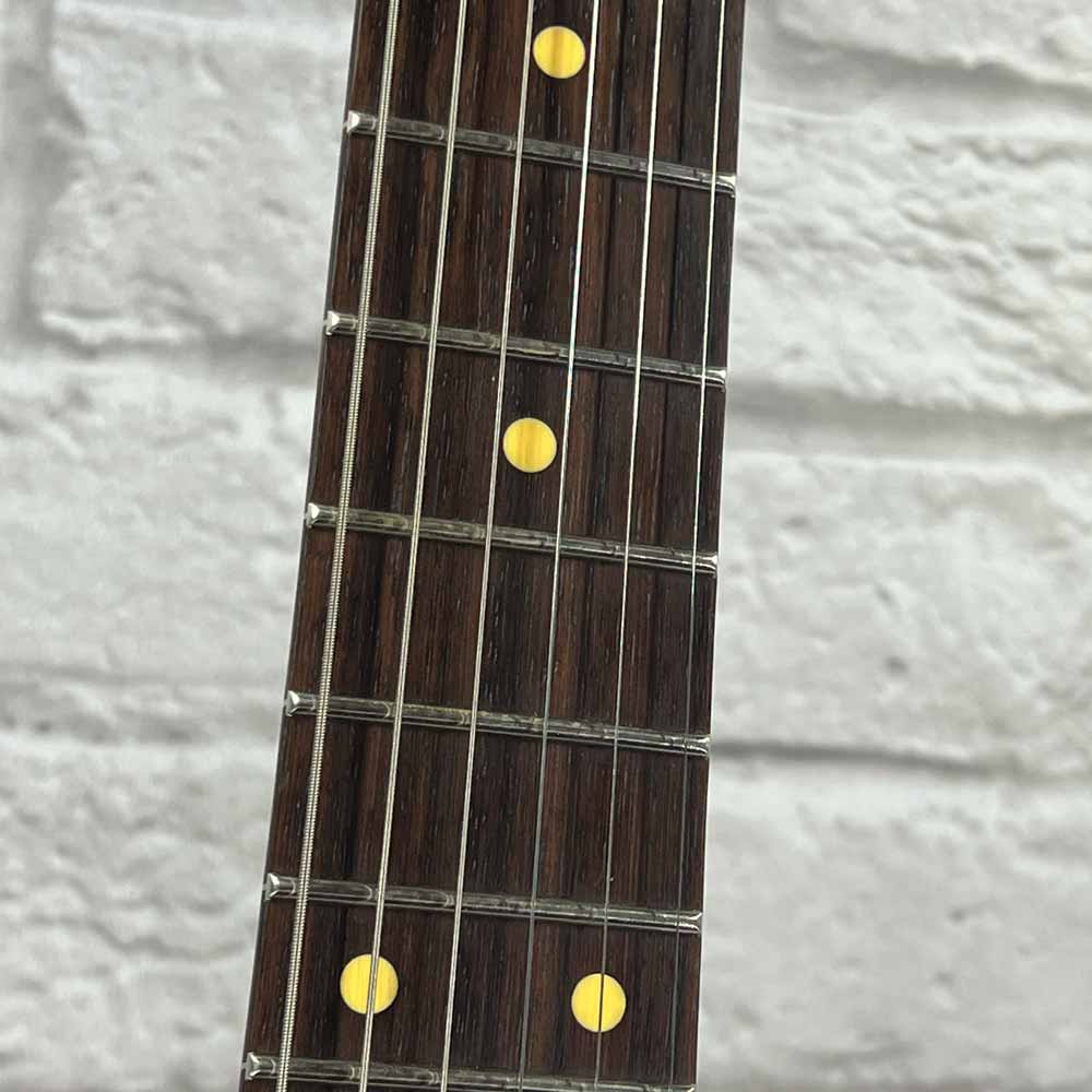 Reverend Guitars Kingbolt RA - Transparent Blue Flame Maple (Blemished)