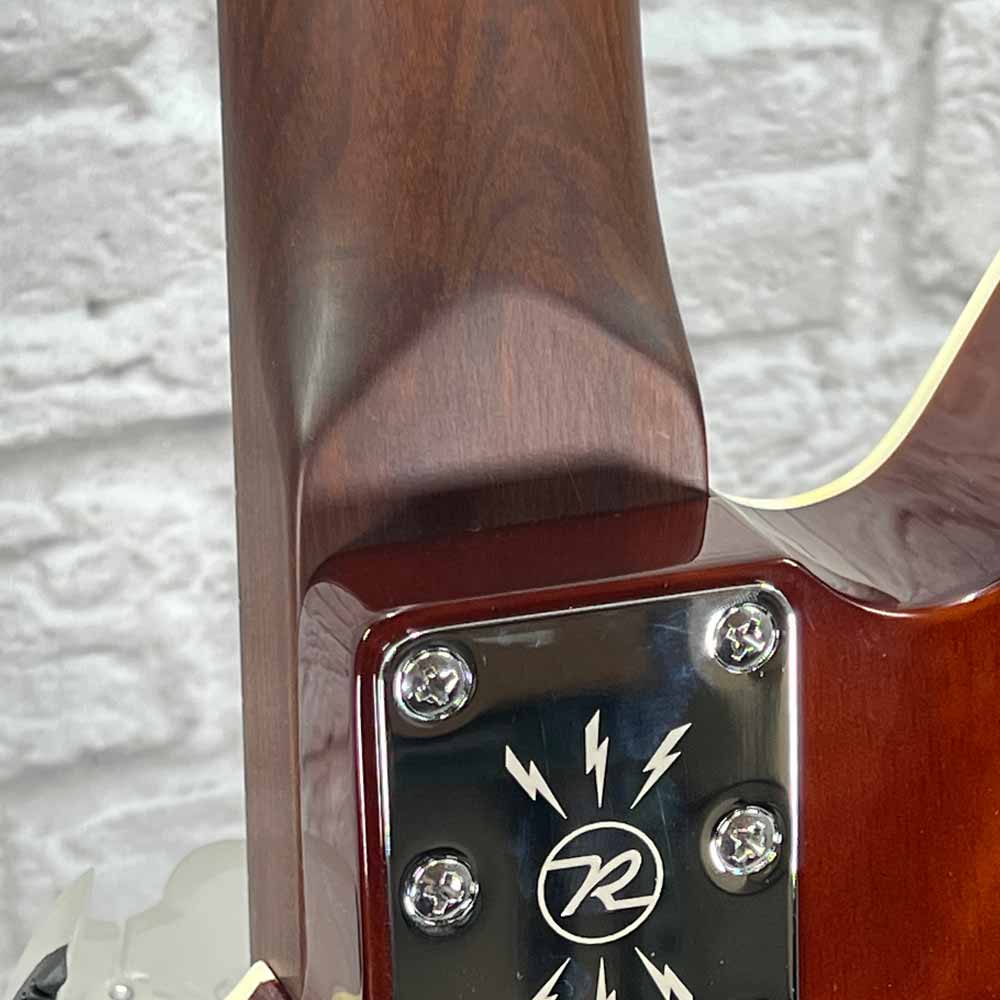 Reverend Guitars Kingbolt RA - Transparent Blue Flame Maple (Blemished)