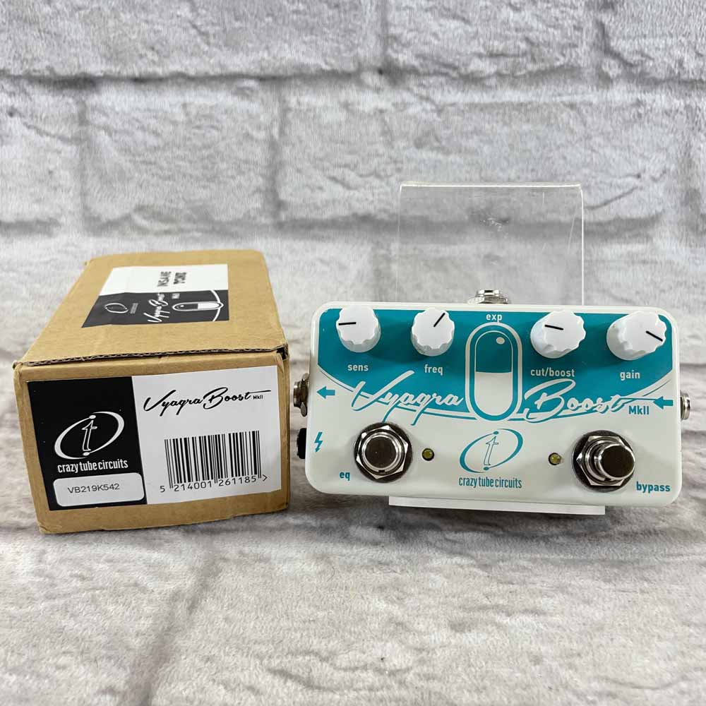 Used:  Crazy Tube Circuits Vyagra Boost MKII