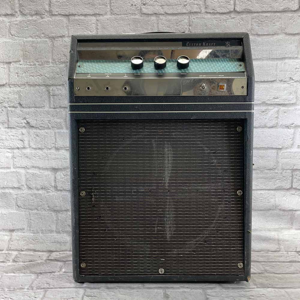 Used:  Kustom Kraft Valco Thunderbolt 1x15 Combo Amp