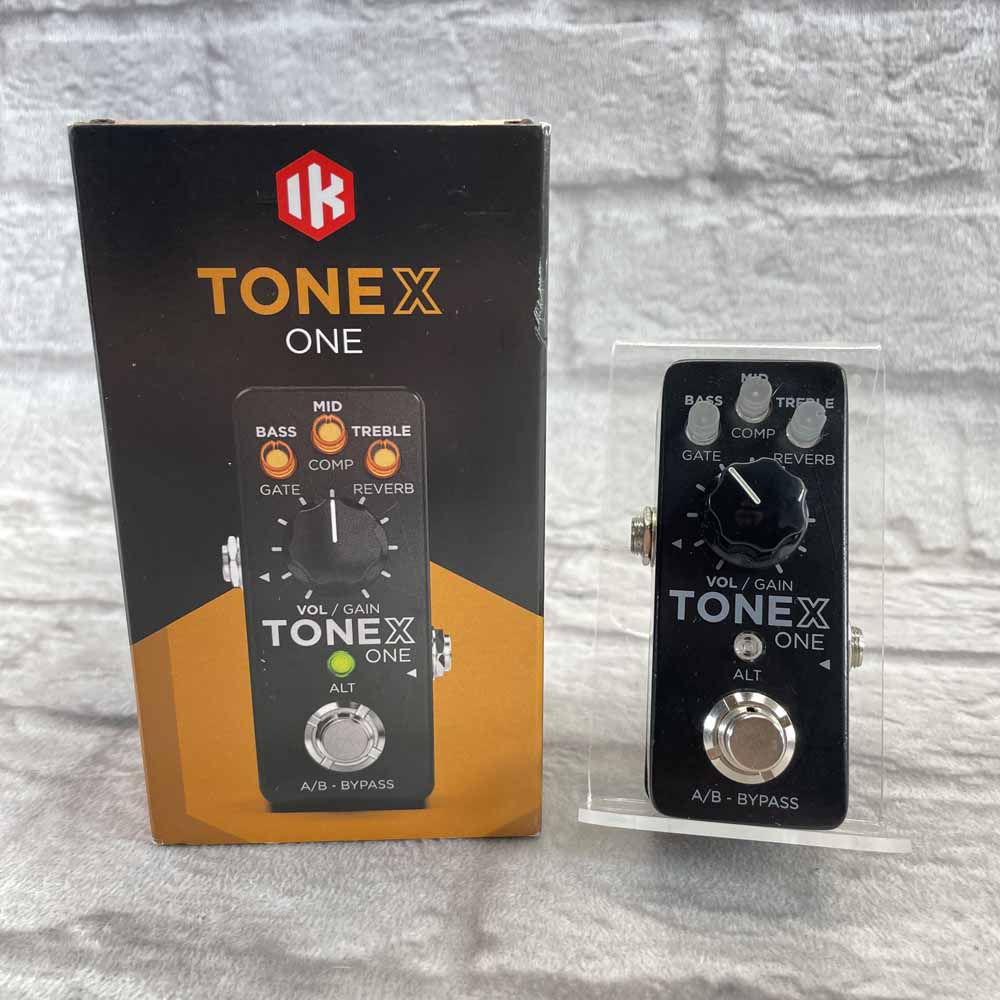 Used:  IK Multimedia TONEX One Amp Modeler/Cab Sim/Multi Effect Micro Pedal w/ X Sonic Airstep TX