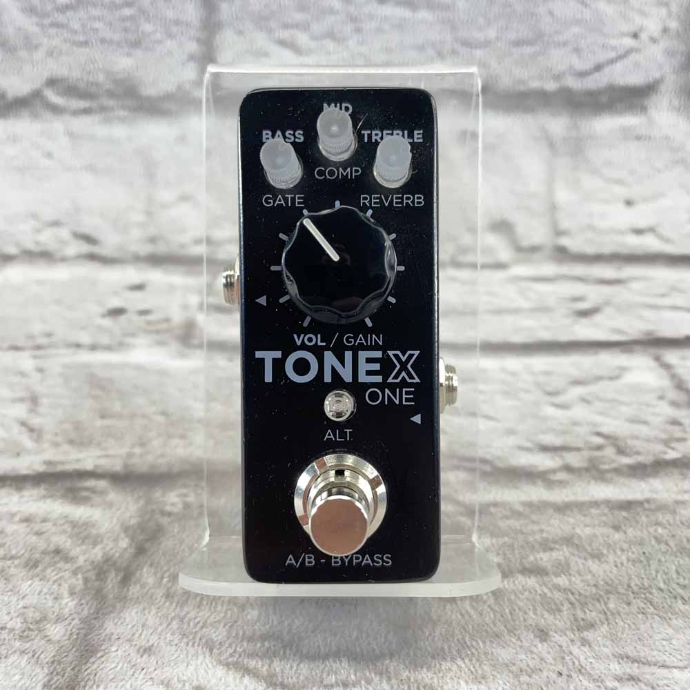 Used:  IK Multimedia TONEX One Amp Modeler/Cab Sim/Multi Effect Micro Pedal w/ X Sonic Airstep TX