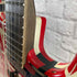 Used:  EVH Guitars Striped Series Relic Frankie Electric Guitar - Red/Black/White