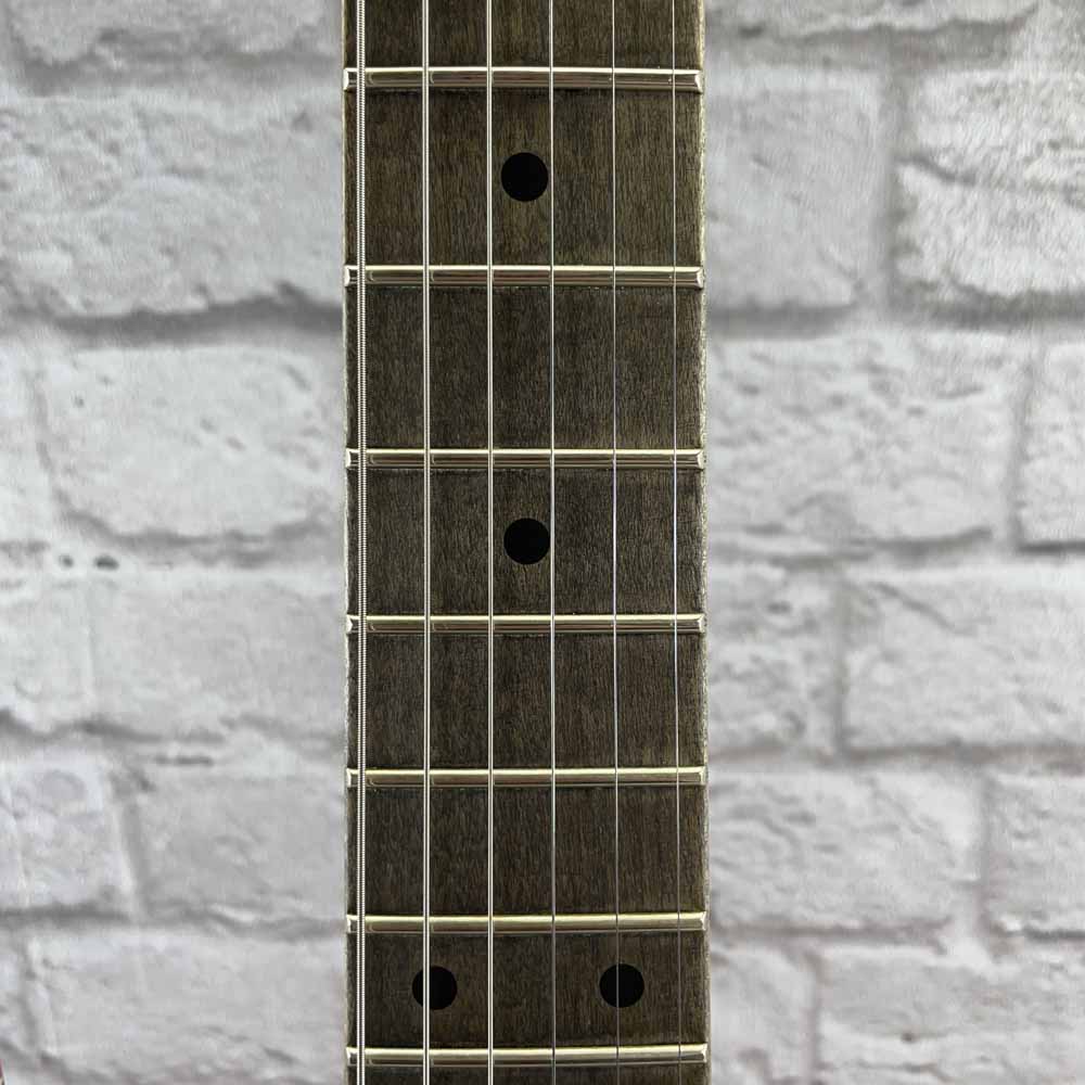 Used:  EVH Guitars Striped Series Relic Frankie Electric Guitar - Red/Black/White