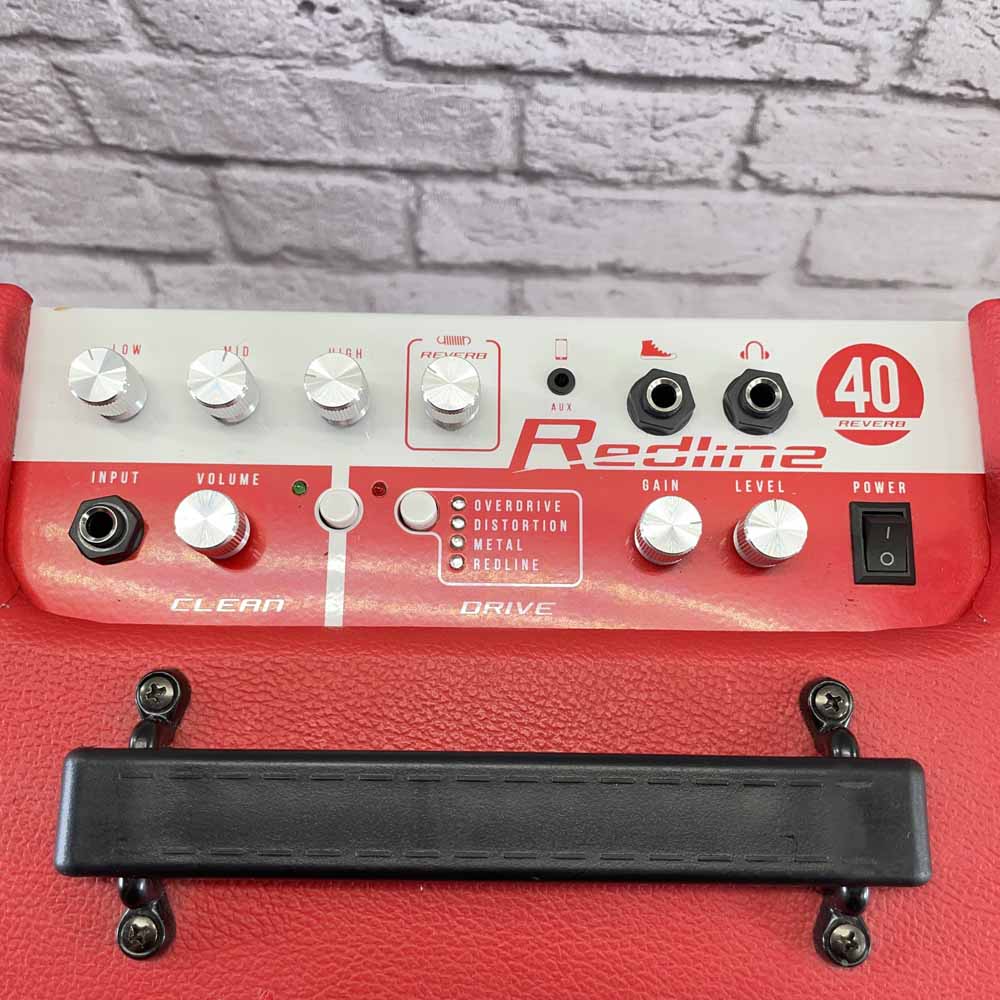 Used:  VHT AV-RL-40R Redline 40 Watt Combo Guitar Amplifier with Reverb